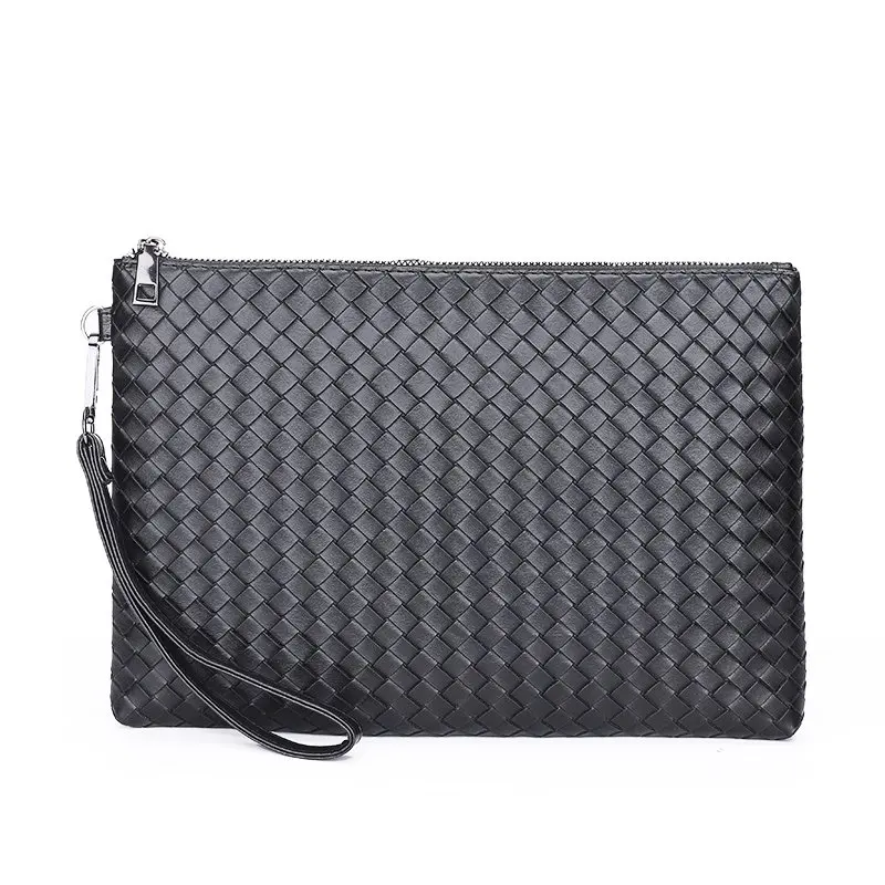New Men's Hand-Held High-Quality Pu Ieather Fake-Weave Fashion Envelope Bag Clutch Bag Iuxury Brand Bag Men Clutch Clutch
New Men's Hand-Held High-Quality Pu Ieather Fake-Weave Fashion Envelope Bag Clutch Bag Iuxury Brand Bag Men Clutch Clutch