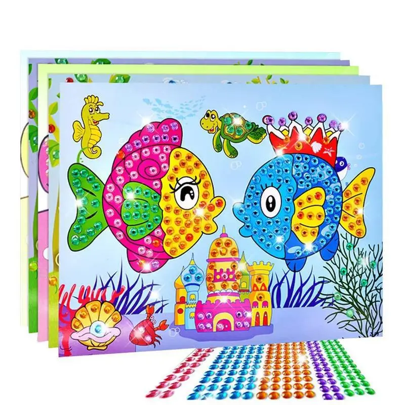 Toys For Girls Children Diamond Stickers DIY Handmade Painting Kit Kids Cartoon Sticker Puzzle Toys Educational Stickers
Toys For Girls Children Diamond Stickers DIY Handmade Painting Kit Kids Cartoon Sticker Puzzle Toys Educational Stickers