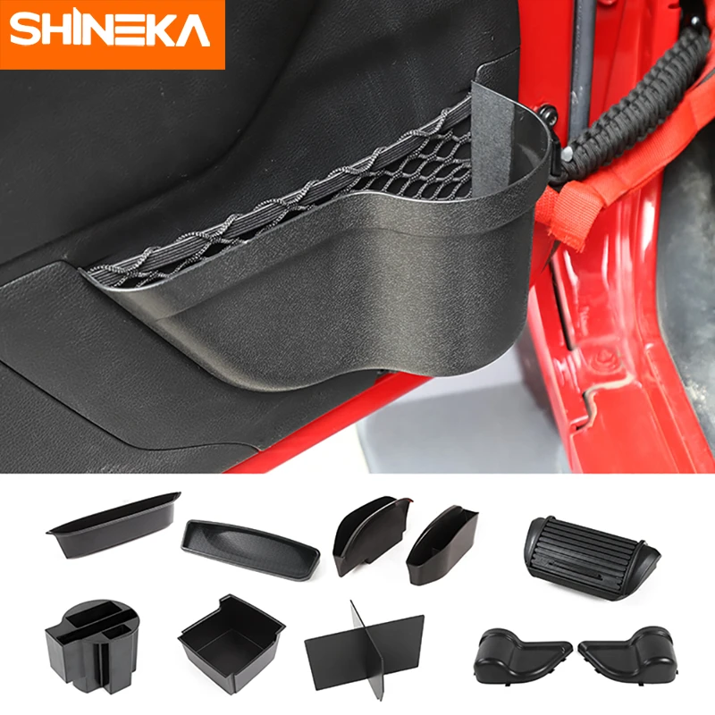 SHINEKA Stowing Tidying For Jeep Wrangler JK 2011-2017 ABS Car Storage Box Organizer Kit Accessories For Jeep Wrangler JK
SHINEKA Stowing Tidying For Jeep Wrangler JK 2011-2017 ABS Car Storage Box Organizer Kit Accessories For Jeep Wrangler JK