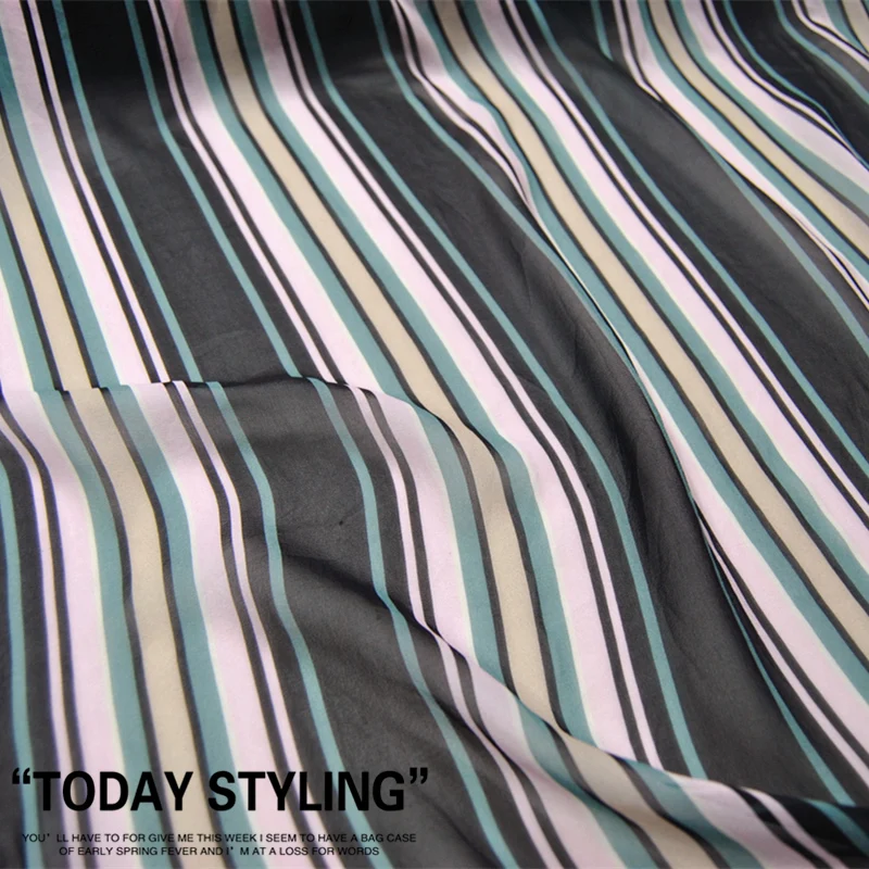Silk Georgette Chiffon Fabric Dress Striped Black Large Wide Clothing DIY Patchwork Tissue
Silk Georgette Chiffon Fabric Dress Striped Black Large Wide Clothing DIY Patchwork Tissue