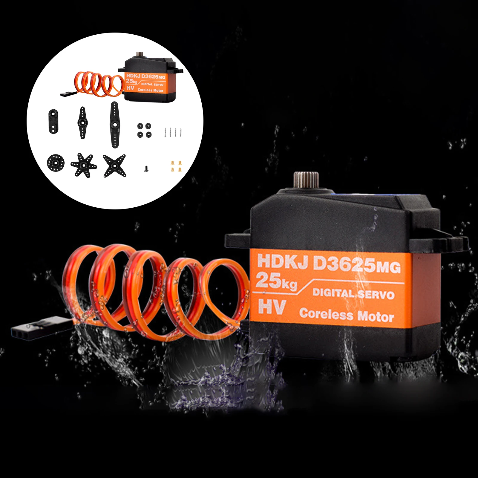 20KG Full Metal High Torque Servo Motor for 1/8 1/10 RC Crawler Car Trucks
20KG Full Metal High Torque Servo Motor for 1/8 1/10 RC Crawler Car Trucks