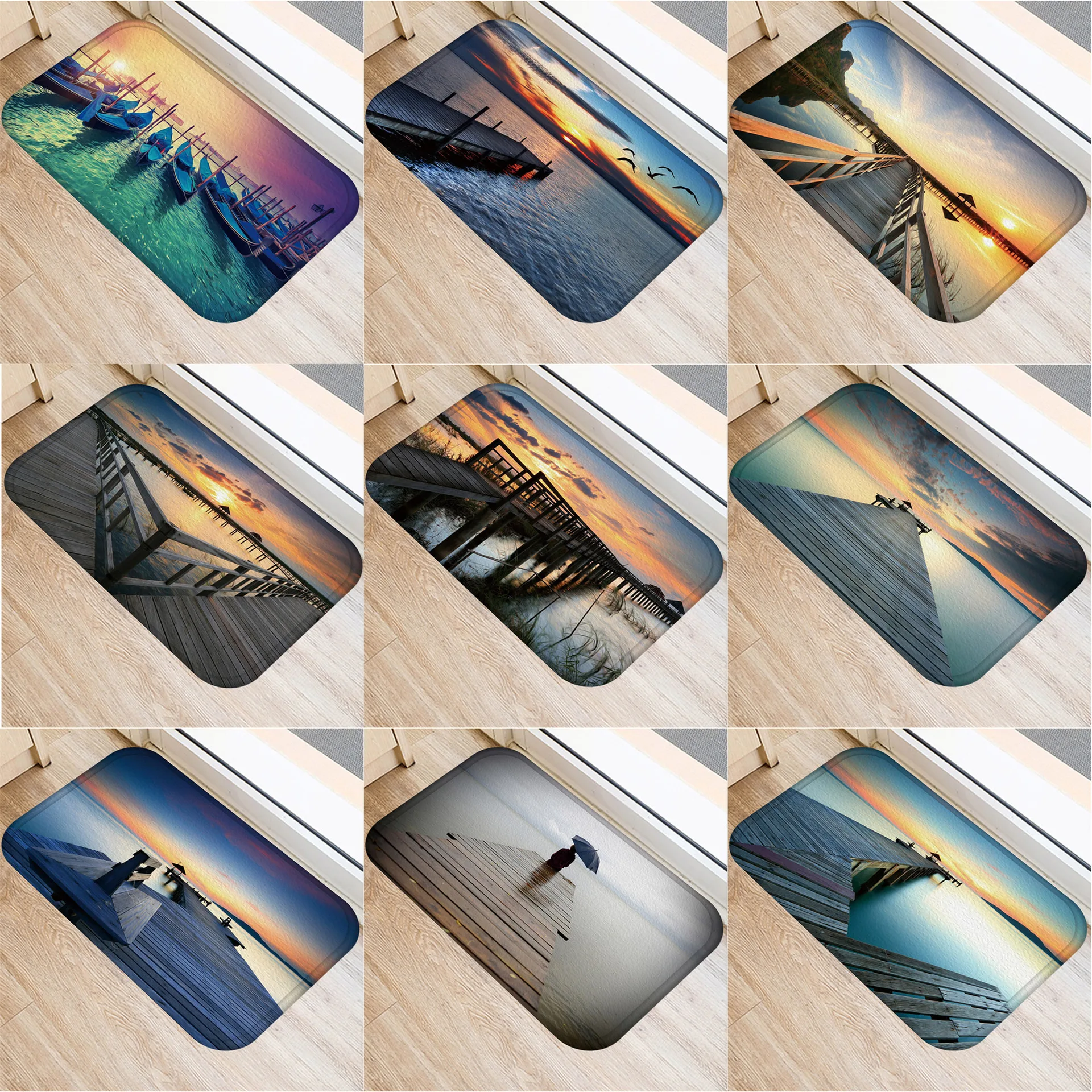 1 Pcs Beach Printed Floor Mats Sunset Door Mat Kitchen Carpet Anti Slip Washable Rugs for Kitchen Absorbent Doormat
1 Pcs Beach Printed Floor Mats Sunset Door Mat Kitchen Carpet Anti Slip Washable Rugs for Kitchen Absorbent Doormat