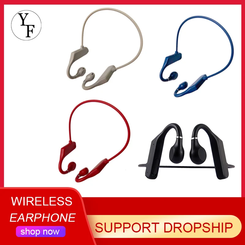 Wireless Earphone Bone Conduction Headsets Waterproof Comfortable Wear Ear Hook LightWeight Sports Headphones For Smart Phones
Wireless Earphone Bone Conduction Headsets Waterproof Comfortable Wear Ear Hook LightWeight Sports Headphones For Smart Phones