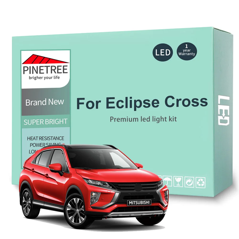 Комплект светодиодного освещения для салона Mitsubishi Eclipse Cross 2018 2019 2020, 11 шт., купольсветильник для чтения карт Canbus, без ошибок
Комплект светодиодного освещения для салона Mitsubishi Eclipse Cross 2018 2019 2020, 11 шт., купольсветильник для чтения карт Canbus, без ошибок