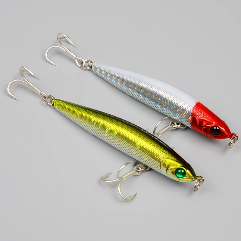 Sinking Plastic Fishing Bait 8 g/78mm Pencil Lure Crankbait Freshwater Bass Tackle Wobblers Isca Artificial Pesca BKK Hooks
Sinking Plastic Fishing Bait 8 g/78mm Pencil Lure Crankbait Freshwater Bass Tackle Wobblers Isca Artificial Pesca BKK Hooks