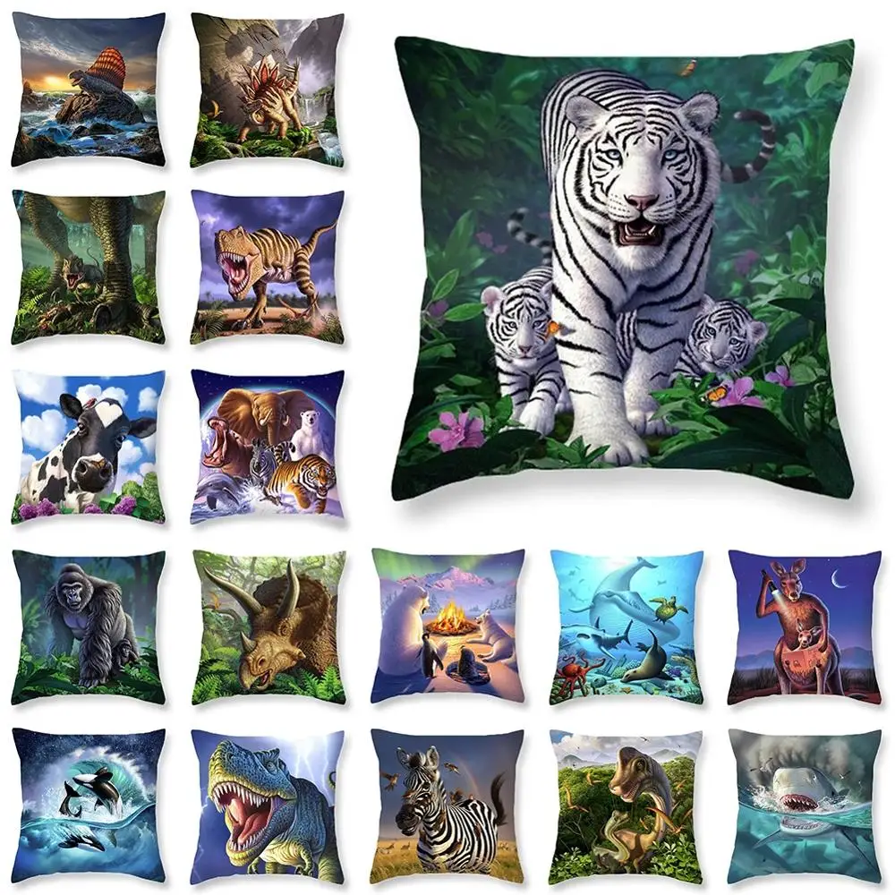 Fantasy Animal World Plush Square Sofa Cushion Cover Hug Pillow Case 45x45 Cm Children Cartoon Style Home Decorative
Fantasy Animal World Plush Square Sofa Cushion Cover Hug Pillow Case 45x45 Cm Children Cartoon Style Home Decorative