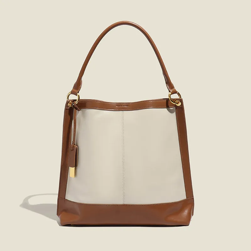 2021 New Fashion Contrast Color Cowhide Bucket Bag All-match Shoulder Diagonal Portable Underarm Bag Purses and Handbags Cc Gg
2021 New Fashion Contrast Color Cowhide Bucket Bag All-match Shoulder Diagonal Portable Underarm Bag Purses and Handbags Cc Gg