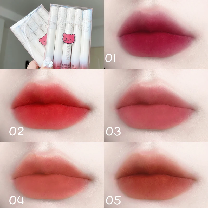 Hua Qianqian Velvet Matte Lipstick Lip Gloss Liquid Lip Tint Cream Pigment Long Lasting Silky Texture For Lips Women Cosmetics
Hua Qianqian Velvet Matte Lipstick Lip Gloss Liquid Lip Tint Cream Pigment Long Lasting Silky Texture For Lips Women Cosmetics