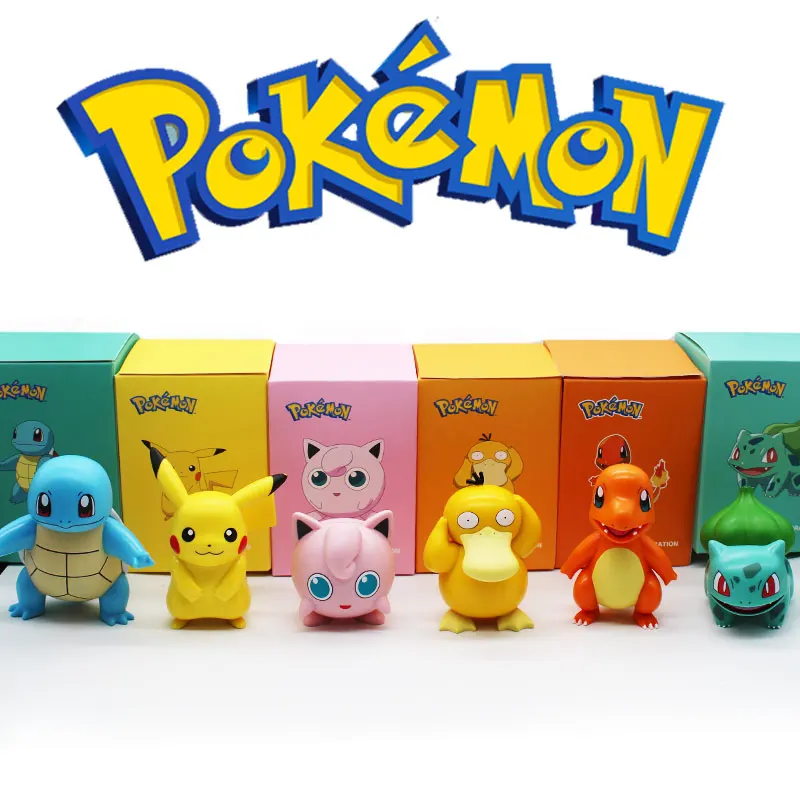 Genuine TAKARA TOMY Pokemon Figures Original Box Cute Pikachu Squirtle Charmander Jigglypuff PVC Dolls Collection Kids Toys Gift
Genuine TAKARA TOMY Pokemon Figures Original Box Cute Pikachu Squirtle Charmander Jigglypuff PVC Dolls Collection Kids Toys Gift