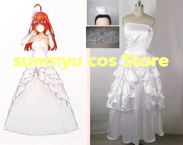 Очень женственный и Quintuplets Go-Toubun no Hanayome Накано ицуки белое платье Косплэй костюм
Очень женственный и Quintuplets Go-Toubun no Hanayome Накано ицуки белое платье Косплэй костюм