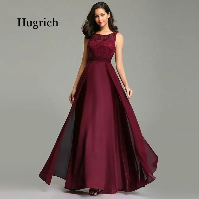 Elegant Long 2020 Women's Sexy A-Line Sleeveless O-Neck Chiffon Lace Cheap Dress
Elegant Long 2020 Women's Sexy A-Line Sleeveless O-Neck Chiffon Lace Cheap Dress