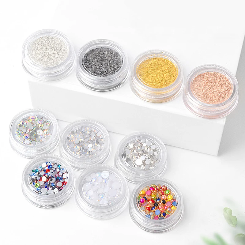 1 Bottle 3D Nail Rhinestone Nail Art Tiny Steel Caviar Beads Glitter Snow Protein Jewelry Decals DIY Manicure Decoration Tips
1 Bottle 3D Nail Rhinestone Nail Art Tiny Steel Caviar Beads Glitter Snow Protein Jewelry Decals DIY Manicure Decoration Tips