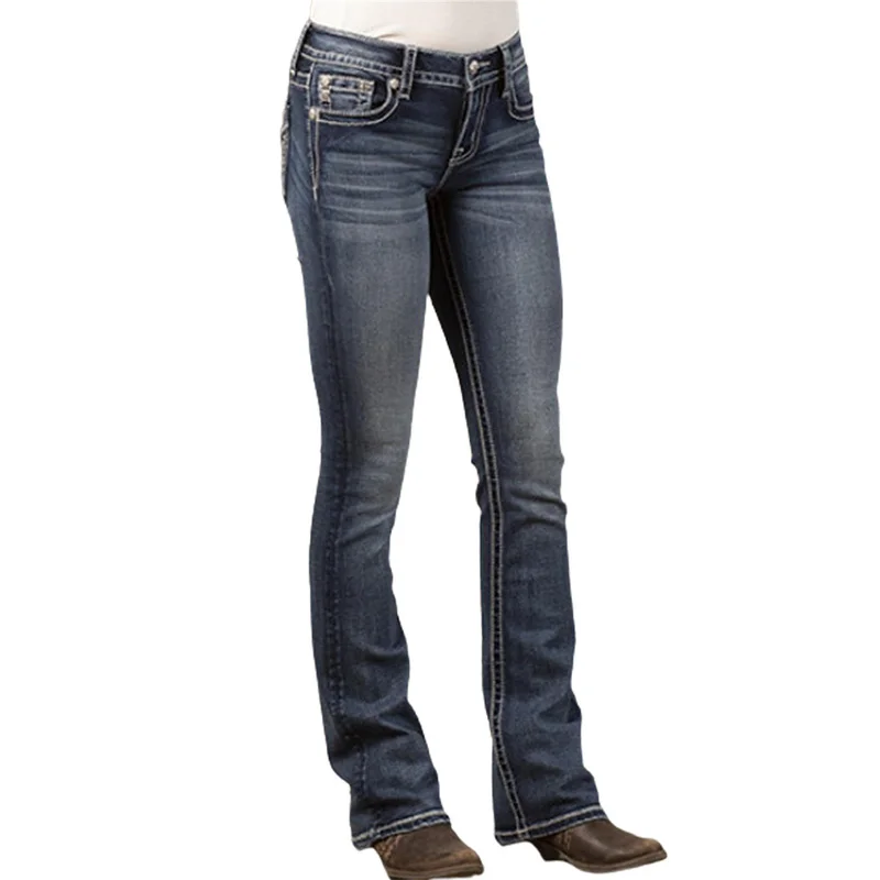 Womens High Waist Denim Jeans Pants Fashion Ladies Casual Straight Leg Trousers
Womens High Waist Denim Jeans Pants Fashion Ladies Casual Straight Leg Trousers