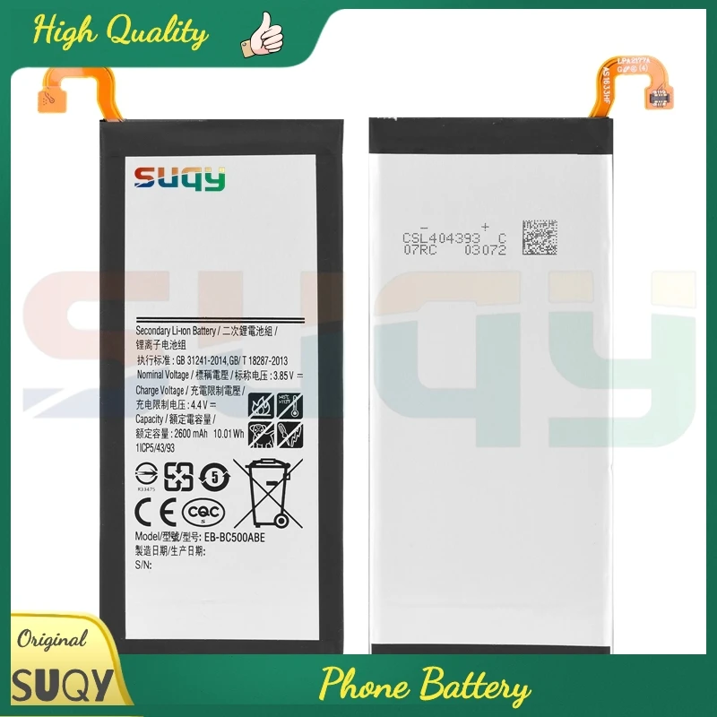 Сменный аккумулятор для Samsung Galaxy C5 SM-C5000 2600 мАч EB-BC500ABE аккумулятор для Galaxy C5 SM-C5000 аккумулятор
Сменный аккумулятор для Samsung Galaxy C5 SM-C5000 2600 мАч EB-BC500ABE аккумулятор для Galaxy C5 SM-C5000 аккумулятор