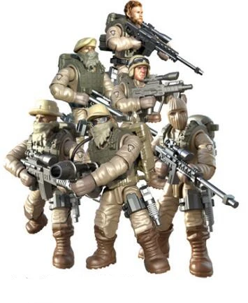 6pcs/set Special Forces Soldiers Bricks Military Figures Guns Army Weapons Accessories SWAT Building Block Brick Children Toy
6pcs/set Special Forces Soldiers Bricks Military Figures Guns Army Weapons Accessories SWAT Building Block Brick Children Toy