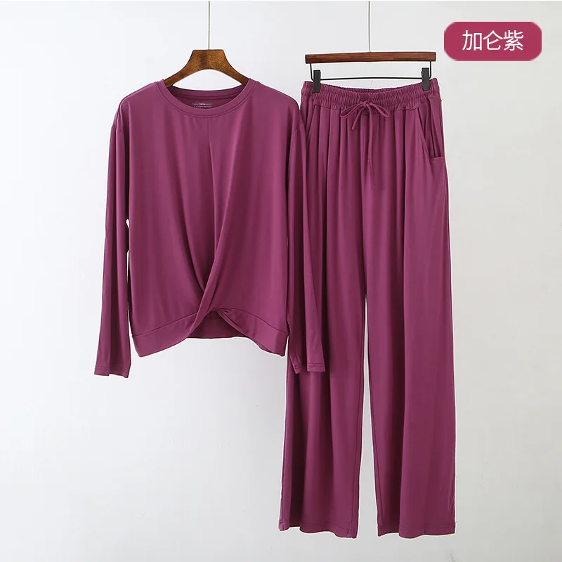 2020 Women's Modal cotton pyjamas women long sleeve pajamas set autumn winter home clothes casual long pant sleep pyjama 
2020 Women's Modal cotton pyjamas women long sleeve pajamas set autumn winter home clothes casual long pant sleep pyjama