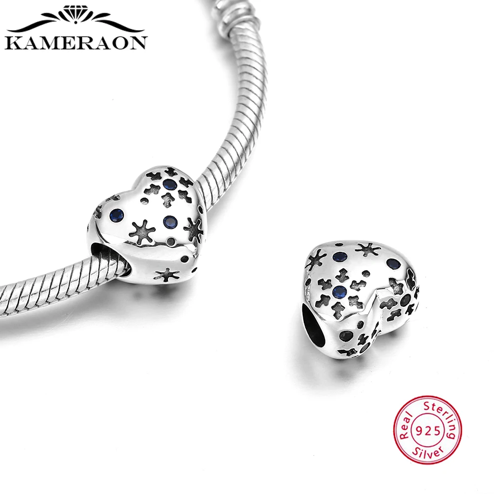 Fashion Charm Bracelets Sparkling Star Heart Snowflake Beads Real 925 Sterling Silver Beeds Jewelry Diy Charms for Bangles
Fashion Charm Bracelets Sparkling Star Heart Snowflake Beads Real 925 Sterling Silver Beeds Jewelry Diy Charms for Bangles