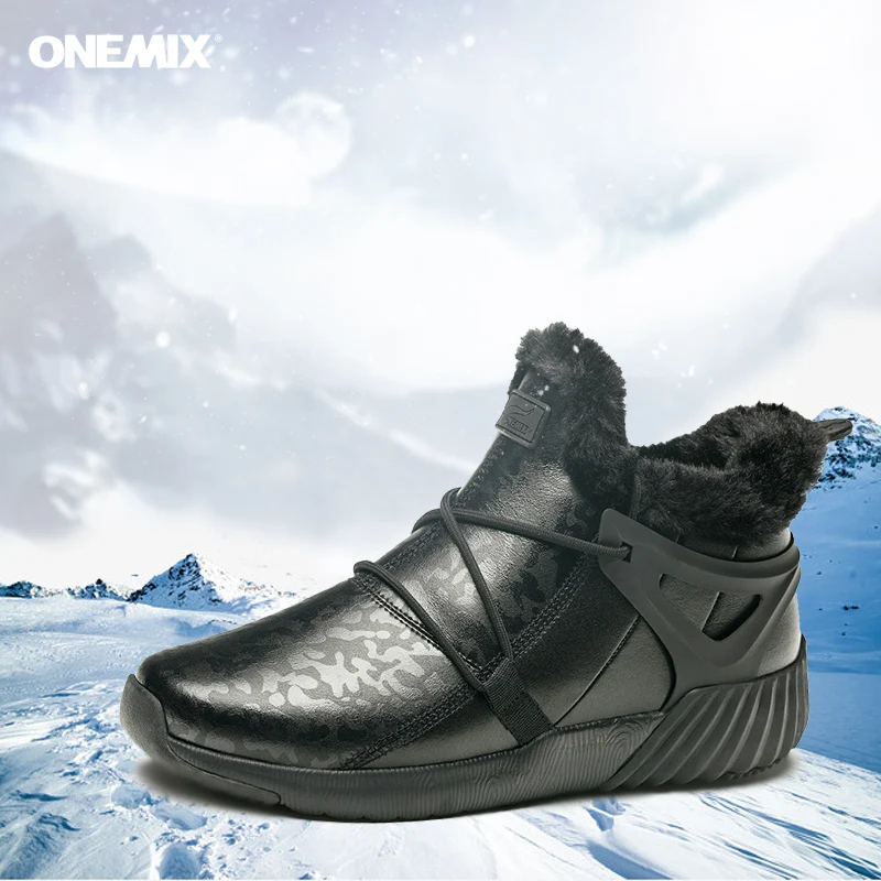 ONEMIX Winter Boot Snow Shoes For Men Waterproof Leather Keep Warm New Fashion Hiking Flats Shoes Outdoor Trekking Sneakers
ONEMIX Winter Boot Snow Shoes For Men Waterproof Leather Keep Warm New Fashion Hiking Flats Shoes Outdoor Trekking Sneakers