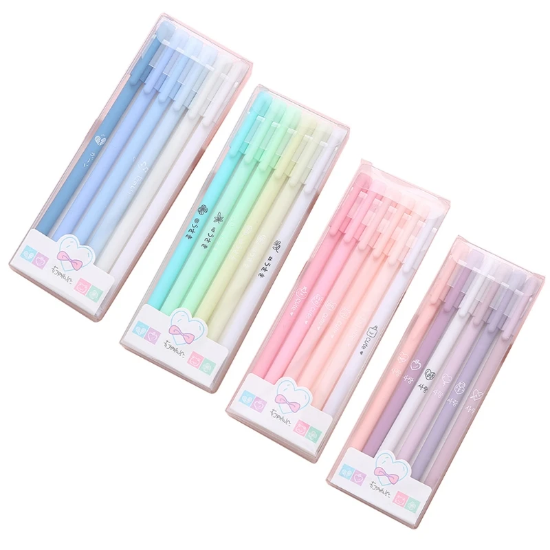 2022 New 6 Pack Macaron Color Gel Ink Pens Black Ink Cute Pen 0.5mm Fine Point for Writing Journaling Taking Note School
2022 New 6 Pack Macaron Color Gel Ink Pens Black Ink Cute Pen 0.5mm Fine Point for Writing Journaling Taking Note School