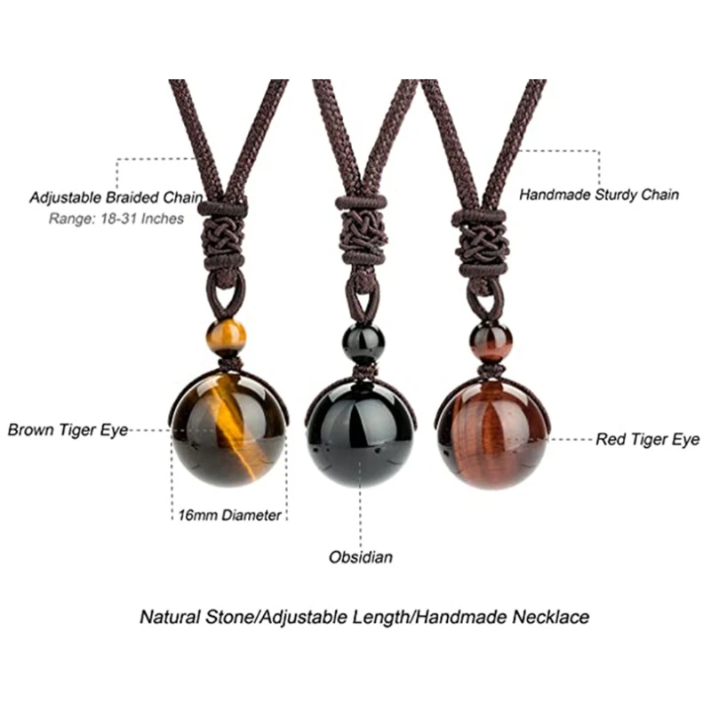 Tiger Eye Beads Friendship Bracelet for Women Men Natural Stone Beads Pendant Adjustable Healing Necklaces Y4QB
Tiger Eye Beads Friendship Bracelet for Women Men Natural Stone Beads Pendant Adjustable Healing Necklaces Y4QB