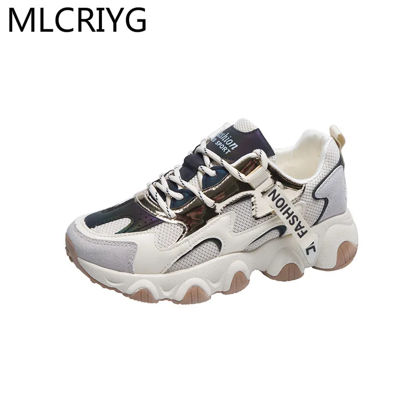 Spring Women's Sneakers 2021 New Fashion Plaform Women's Vulcanized Shoes Lace Up Breathable Mesh Casual Shoes Zapatillas Mujer
Spring Women's Sneakers 2021 New Fashion Plaform Women's Vulcanized Shoes Lace Up Breathable Mesh Casual Shoes Zapatillas Mujer