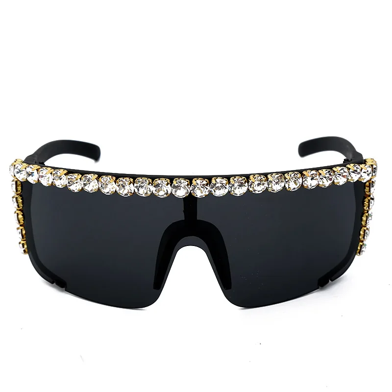 Women Diamond Goggle Sunglasses Men Rhinestone Eyeglasses Sun Glasses
Women Diamond Goggle Sunglasses Men Rhinestone Eyeglasses Sun Glasses