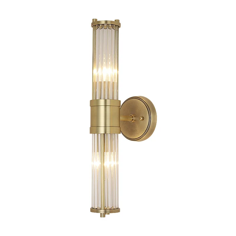 Nordic Lighting All-Copper Light Luxury Crystal Wall Lamp Post-Modern Bedside Lamp Bedroom Creative Nordic Living Room
Nordic Lighting All-Copper Light Luxury Crystal Wall Lamp Post-Modern Bedside Lamp Bedroom Creative Nordic Living Room
