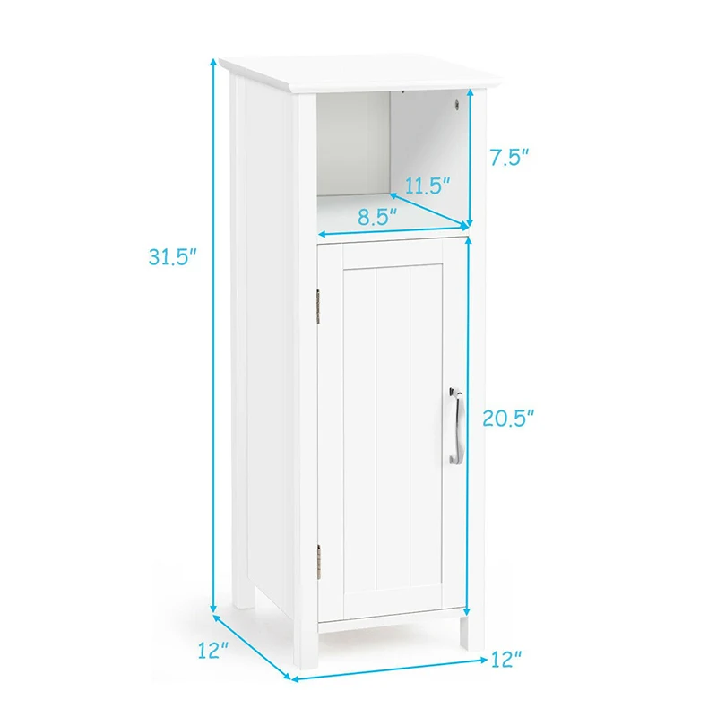 Bathroom Adjustable Shelf Floor Door Cabinet Stable Frame Waterproof Moisture Proof Coating Multifunctional Storage Cabinet
Bathroom Adjustable Shelf Floor Door Cabinet Stable Frame Waterproof Moisture Proof Coating Multifunctional Storage Cabinet