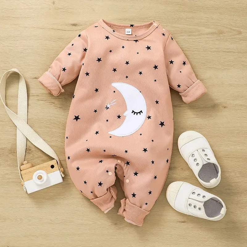 Baby Girls Long Sleeve Warm Romper Jumpsuit Playsuit Moon Outfits Baby Princess One Piece Cute Infant Girl Rompers Baby Clothing
Baby Girls Long Sleeve Warm Romper Jumpsuit Playsuit Moon Outfits Baby Princess One Piece Cute Infant Girl Rompers Baby Clothing
