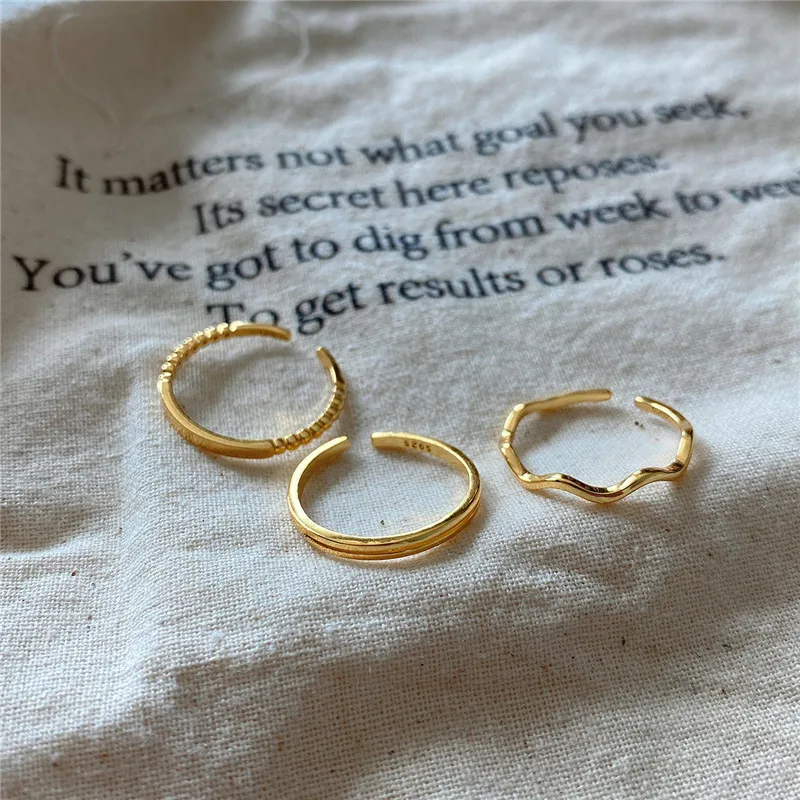 RUIYI Real 925 Sterling Silver Women Pretty Minimalist Niche Rings Girls Stylish Delicate Exquisite Super Thin 18K Gold Rings
RUIYI Real 925 Sterling Silver Women Pretty Minimalist Niche Rings Girls Stylish Delicate Exquisite Super Thin 18K Gold Rings