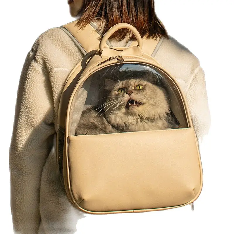 Portable cat bag, go out backpack, high appearance, visible transparent shoulder cat bag, cat dog, go out pet bag cage
Portable cat bag, go out backpack, high appearance, visible transparent shoulder cat bag, cat dog, go out pet bag cage