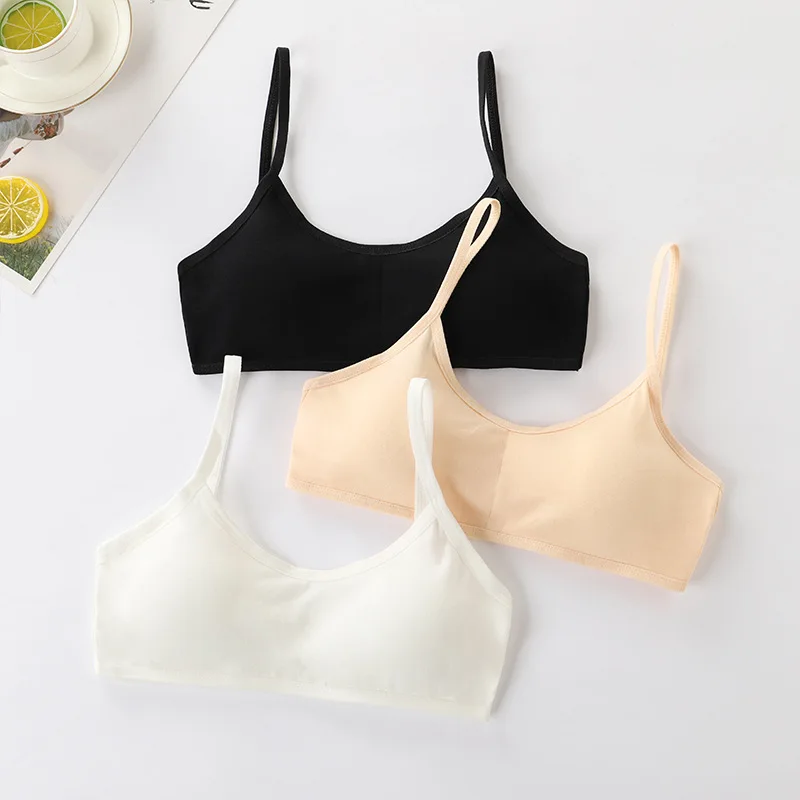 3 Pcs/Lot Girls Cotton Bras Cute Children Brassieres Add Sponge Pad Teenage Girls Training Bras Breathable Kids Sports Underwear
3 Pcs/Lot Girls Cotton Bras Cute Children Brassieres Add Sponge Pad Teenage Girls Training Bras Breathable Kids Sports Underwear