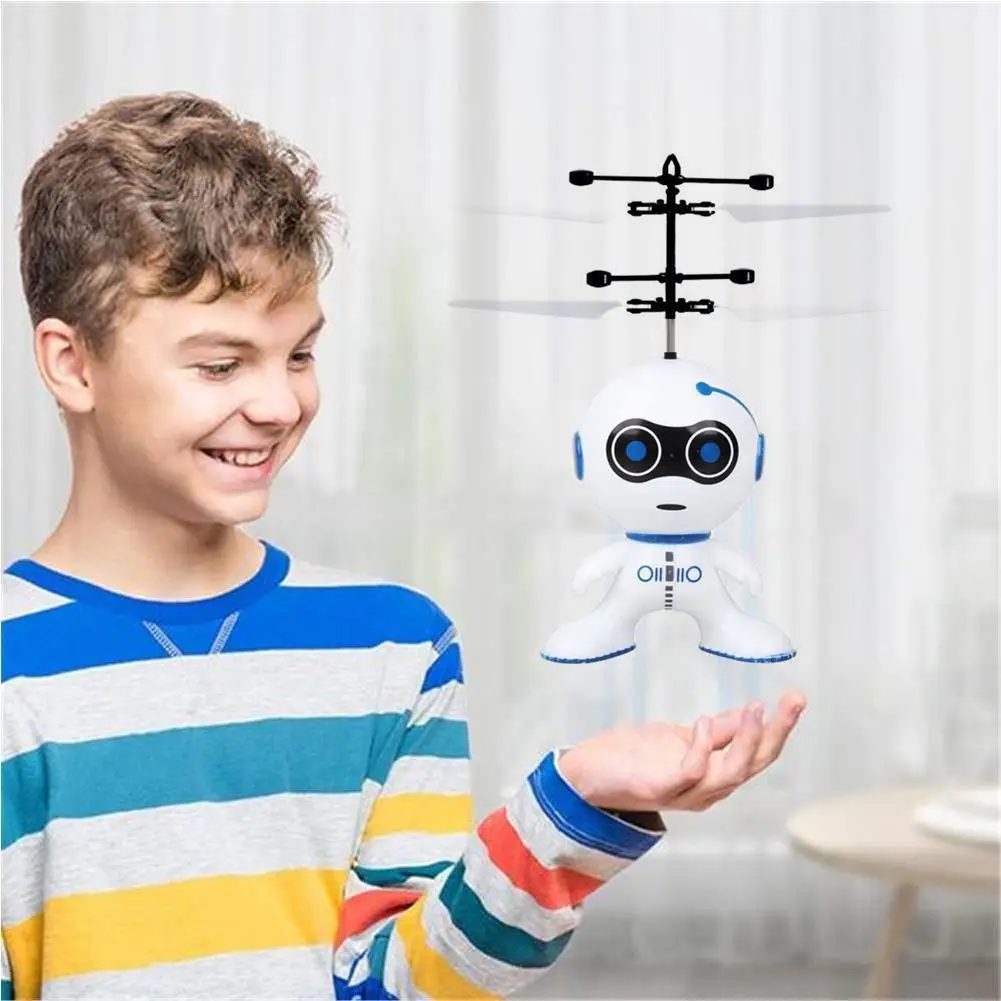 Mini Induction Flying Robot Gyro Helicopter Drone USB Protection Christmas Electronic Gifts Stress Fidget Induction Aircraft Toy
Mini Induction Flying Robot Gyro Helicopter Drone USB Protection Christmas Electronic Gifts Stress Fidget Induction Aircraft Toy