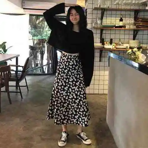 Flower Pattern Casual Fresh Loose Basic Simple College Wind 2020 Summer Chiffon Female Women New Arrival A-line Skirts
Flower Pattern Casual Fresh Loose Basic Simple College Wind 2020 Summer Chiffon Female Women New Arrival A-line Skirts