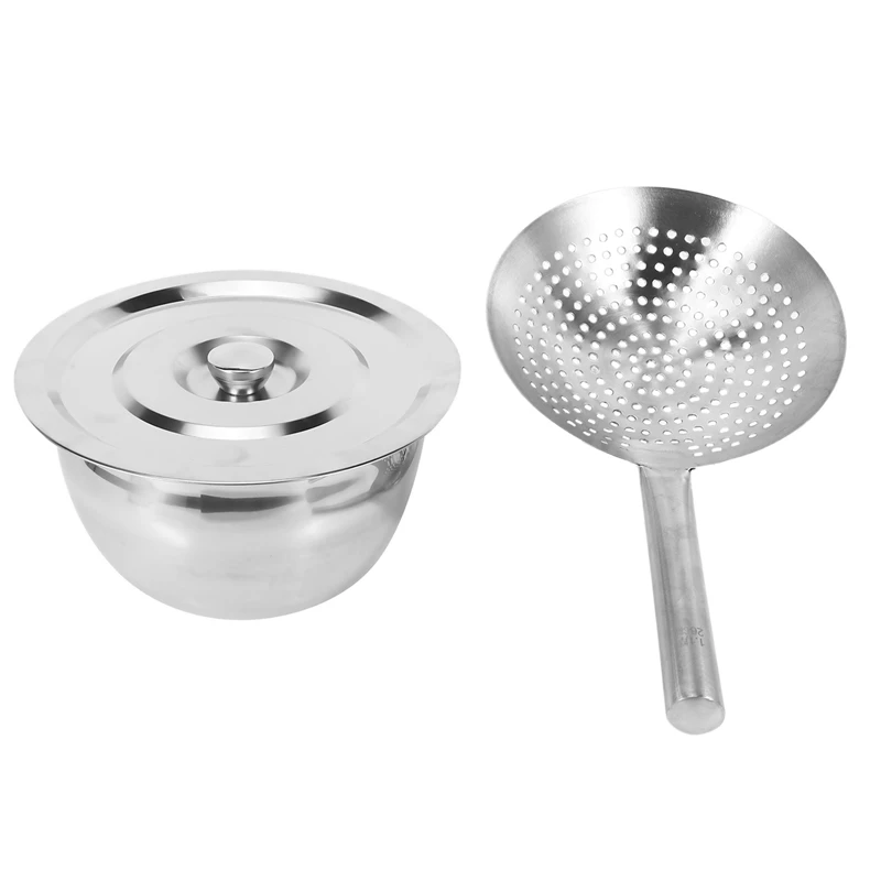 Dinner Fruit Salad Mixing Bowl Stainless Steel Oil Pan Seasoning Passoire Colander Oil Storage Bowl Kitchen Tools
Dinner Fruit Salad Mixing Bowl Stainless Steel Oil Pan Seasoning Passoire Colander Oil Storage Bowl Kitchen Tools