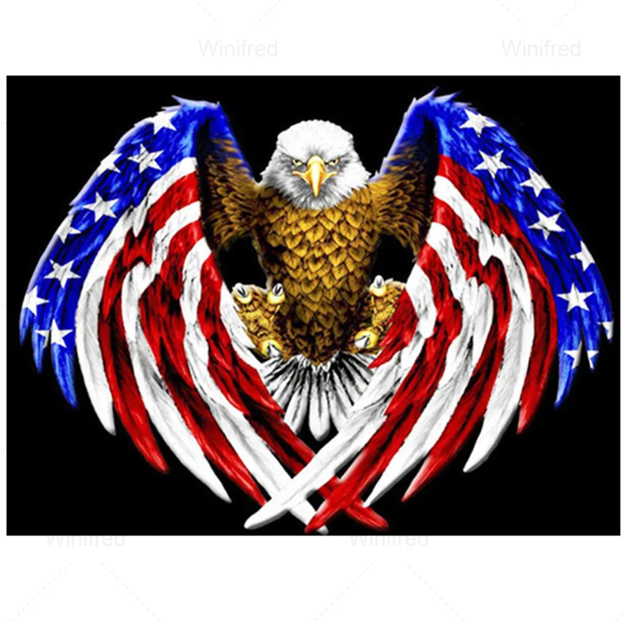 Eagle 5D Diamond Painting American Flag Diamond Mosaic Diy Full Round Diamond Embroidery Cross Stitch Rhinestone Home Decor
Eagle 5D Diamond Painting American Flag Diamond Mosaic Diy Full Round Diamond Embroidery Cross Stitch Rhinestone Home Decor