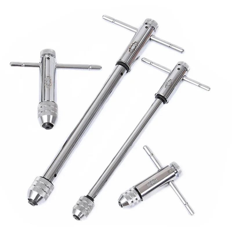 Tap Wrench M3-M8 / M5-M12 Adjustable Ratchet Tap Screwdriver Wrench Hand Tools High Carbon Steel Wire Tapping Hand Tool
Tap Wrench M3-M8 / M5-M12 Adjustable Ratchet Tap Screwdriver Wrench Hand Tools High Carbon Steel Wire Tapping Hand Tool