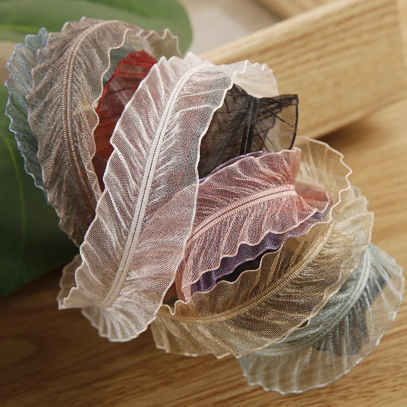 Ruffled Organza Translucent Ribbon For Hair Bows DIY Handmade Korea Materials Florist Gift Packaging 25 40mm Satin Wrinkle Rubba
Ruffled Organza Translucent Ribbon For Hair Bows DIY Handmade Korea Materials Florist Gift Packaging 25 40mm Satin Wrinkle Rubba