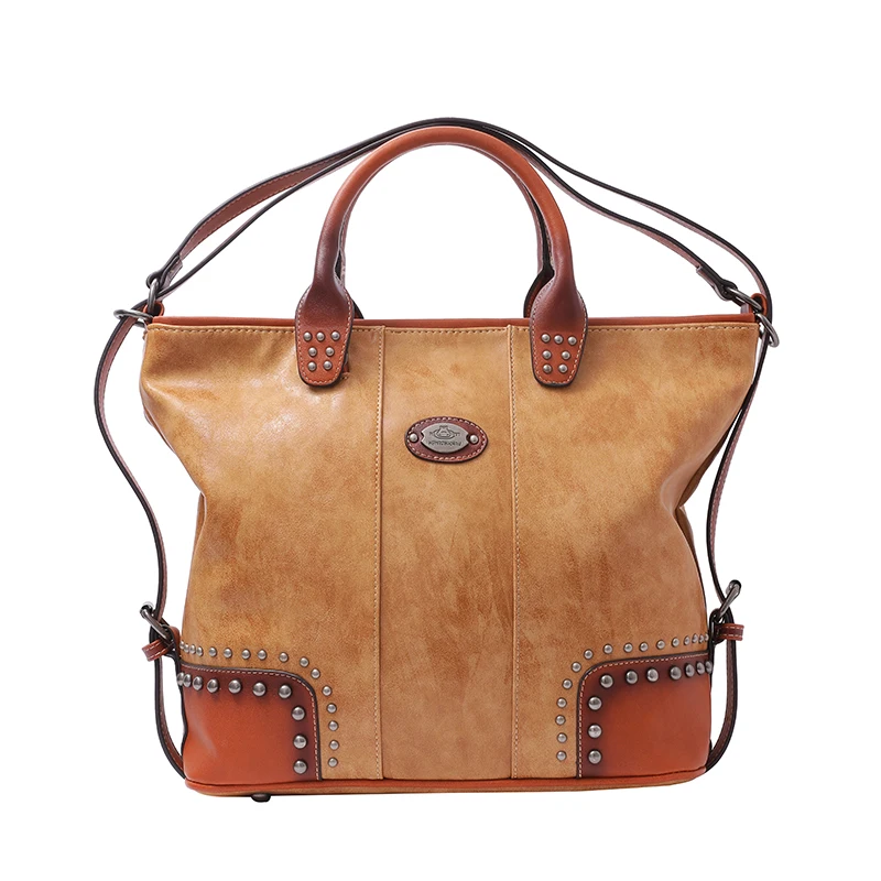 HEMAZHUOFAN Women 2021 New Retro Rivet Shoulder Bag Luxury Large Capacity Hnadbag Female Soft PU Leather Tote Crossbody Bag
HEMAZHUOFAN Women 2021 New Retro Rivet Shoulder Bag Luxury Large Capacity Hnadbag Female Soft PU Leather Tote Crossbody Bag