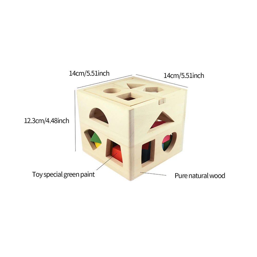 Cube Matching Game Geometric Shapes Montessori Puzzle Sorting Math Bricks Preschool Learning Baby Toddler Toys for Children Game
Cube Matching Game Geometric Shapes Montessori Puzzle Sorting Math Bricks Preschool Learning Baby Toddler Toys for Children Game