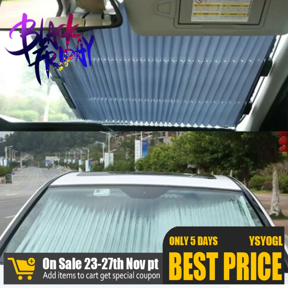 46*120cm Automatic Telescopic Car Sunshade Cover Automotive Sun Protection Heat Insulation Curtain Suv Truck Sun Visor
46*120cm Automatic Telescopic Car Sunshade Cover Automotive Sun Protection Heat Insulation Curtain Suv Truck Sun Visor