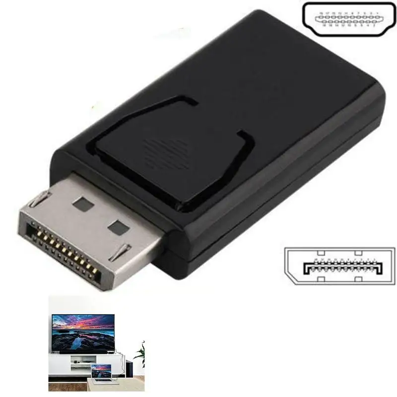 DP to HDMI Adapter Male Female Adapter Converter HDMI Output HDMI Port Adapter Display Display to 1080P 1.3V Source A7K8
DP to HDMI Adapter Male Female Adapter Converter HDMI Output HDMI Port Adapter Display Display to 1080P 1.3V Source A7K8