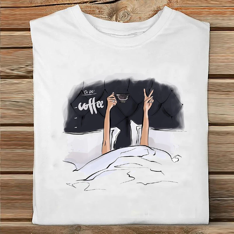 Women Short Sleeve Watercolor Coffee Love Cartoon Spring Printing Clothes Print Tshirt Female Tee Top Ladies Graphic T-shirt
Women Short Sleeve Watercolor Coffee Love Cartoon Spring Printing Clothes Print Tshirt Female Tee Top Ladies Graphic T-shirt
