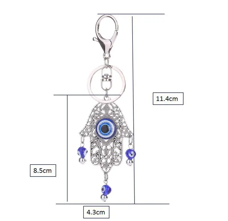 Car key ring blue eyes slap key chain amulet lucky charm pendant decoration man woman key chain
Car key ring blue eyes slap key chain amulet lucky charm pendant decoration man woman key chain