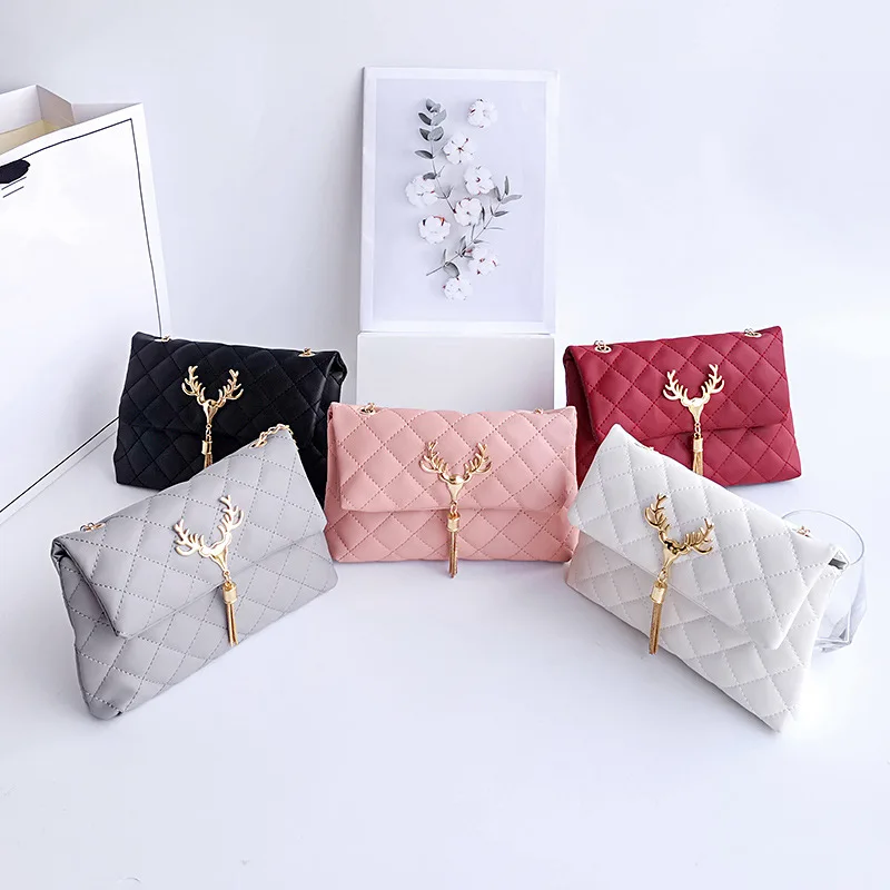 Handbag Women Diamond Lattice Shoulder Bag Luxury 2021 New Designer Small Crossbody Bags PU Leather Chains Purses and Handbags
Handbag Women Diamond Lattice Shoulder Bag Luxury 2021 New Designer Small Crossbody Bags PU Leather Chains Purses and Handbags