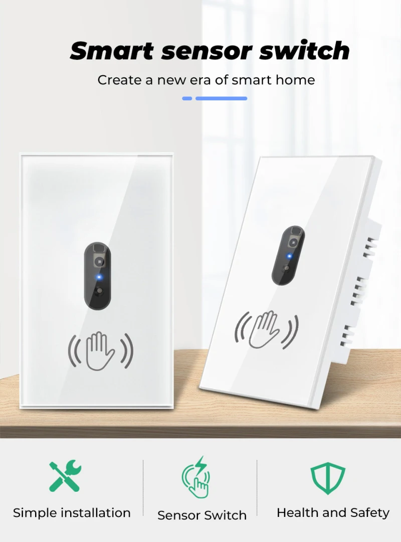 PIR Motion Sensor Light Auto On/Off Detector Infrared Wall Switch US/EU PLUG Smart Wall Light Infrared Sensor Glass Screen Panel
PIR Motion Sensor Light Auto On/Off Detector Infrared Wall Switch US/EU PLUG Smart Wall Light Infrared Sensor Glass Screen Panel