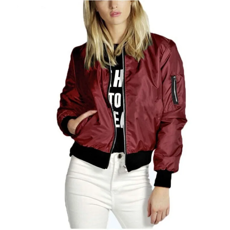 Women Short Jacket Spring Autumn Motorcycle Bomber Jackets Long Sleeve Zipper Streetwear Jacket Solid Color Casual Coat
Women Short Jacket Spring Autumn Motorcycle Bomber Jackets Long Sleeve Zipper Streetwear Jacket Solid Color Casual Coat