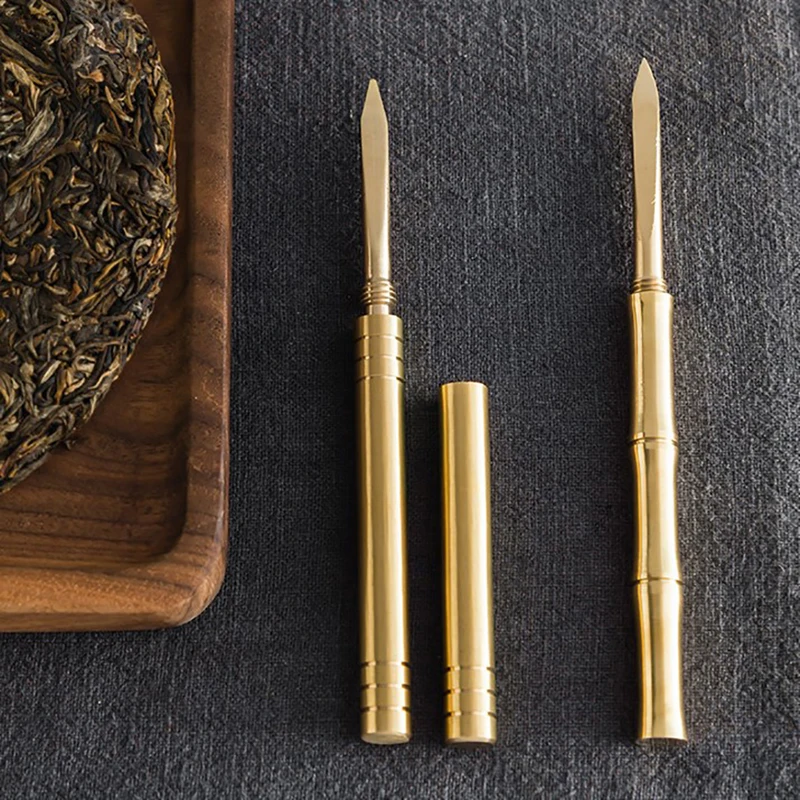 Tea Knife Puer Needle Pick Pure Copper Tea Knife Bamboo Shell Kung Fu Knife Tea Needle Tea Set Accessories
Tea Knife Puer Needle Pick Pure Copper Tea Knife Bamboo Shell Kung Fu Knife Tea Needle Tea Set Accessories