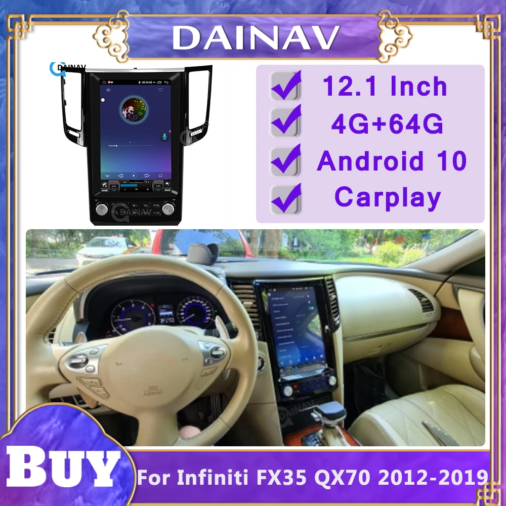 Автомобильный мультимедийный DVD-проигрыватель на Android для Infiniti FX35 QX70 12,1-2012 с GPS-навигацией, 2019 дюйма
Автомобильный мультимедийный DVD-проигрыватель на Android для Infiniti FX35 QX70 12,1-2012 с GPS-навигацией, 2019 дюйма