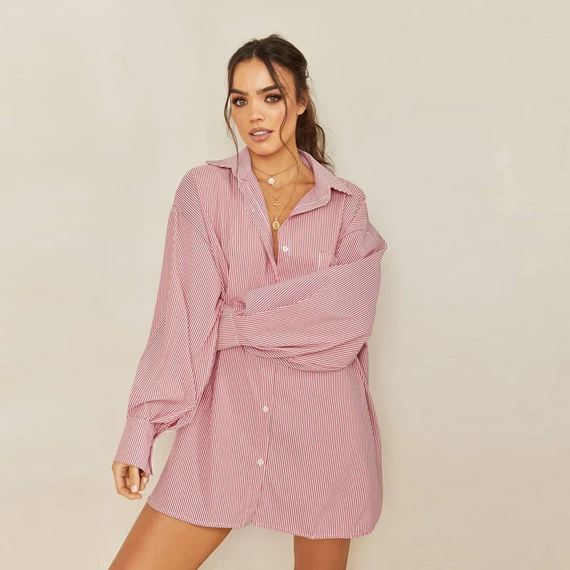 Fashion Woman Blouses 2021 Stripe With Long Sleeves Open Collar Casual Shirt Summer New Vintage Md-long Blouses
Fashion Woman Blouses 2021 Stripe With Long Sleeves Open Collar Casual Shirt Summer New Vintage Md-long Blouses